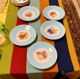 GALVANImanifatturePREGIATOset5piattiDOLCEanticoXXs
