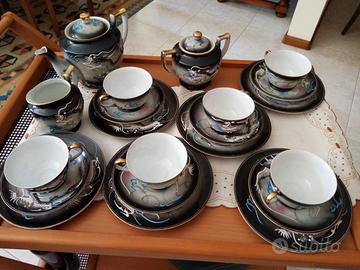 Servizio da the in ceramica giapponese 