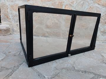 Sportello Camino in ferro e vetro ceramico