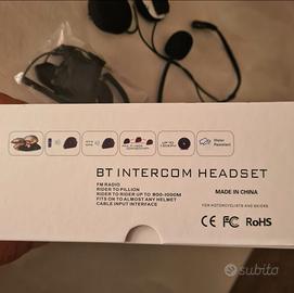 BETOWEY Intercomunicador Casco Moto, BT-S3 V5.0 Bluetooth
