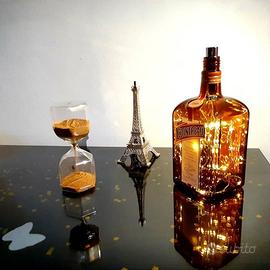 Lampada da arredamento - bottiglia con luci