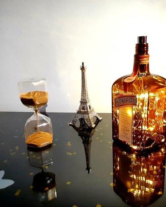 Lampada da arredamento - bottiglia con luci