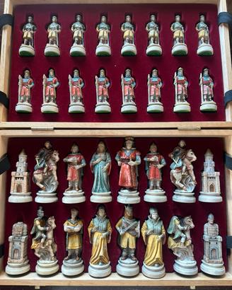Set scacchi artistici Nigri medievale