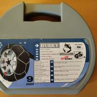 Catene da neve 9mm taglia n. 100, mai montate.