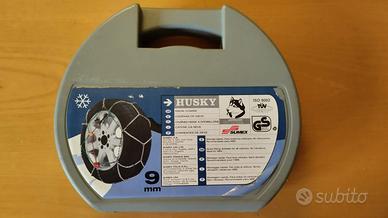 Catene da neve 9mm taglia n. 100, mai montate.