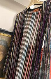 Abito lungo Missoni paillettes e maglia sfilata