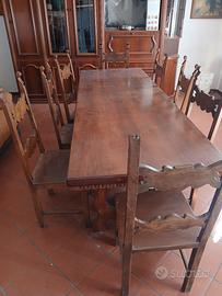 tavolo piu sedie