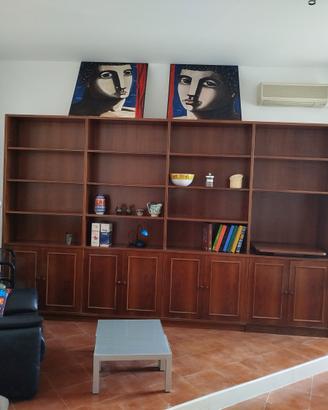 libreria con incasso TV 