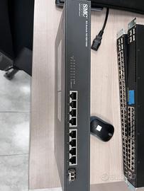 Switch Smc 8 porte Poe 10/100/1000