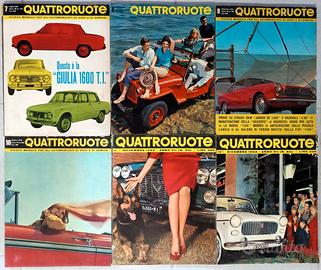 Lotto riviste Quattroruote 1962 (n.7–12)