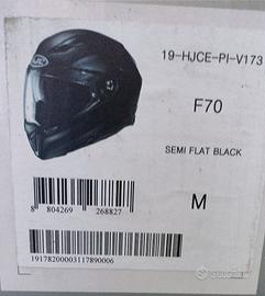 casco hjc f70 nero taglia M