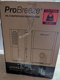 Pro Breeze deumidificatore 30 lt