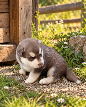 Splendida cucciolata SIBERIAN HUSKY