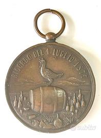 Medaglia della "Compagnia Ben Pensaa" Milano 1887