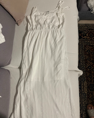 Vestito lungo bianco