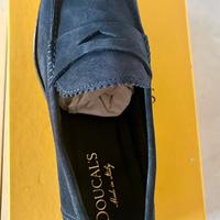 DOUCAL’S nuovo mocassino blu scamosciato  tg. 42