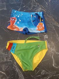 Costumi bagno bimbo set 2 pz tg. 5/6 anni