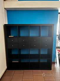 Libreria Kallax Ikea a Cubotti Nera 4x4