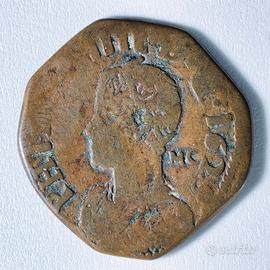 Moneta 1 Grano 1623 Filippo IV Zecca di Napoli