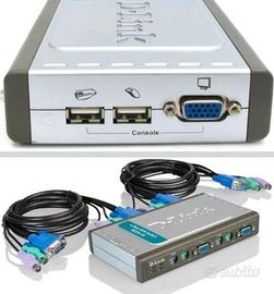 Link Swith 1 monitor x 4 PC 4 Mouse e 4 tastiere