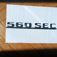 Logo Mercedes 560 SEC originale serie W126
