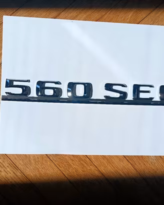 Logo Mercedes 560 SEC originale serie W126