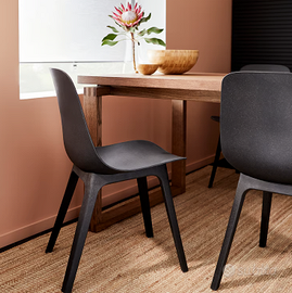 6 Sedie IKEA ODGER Antracite