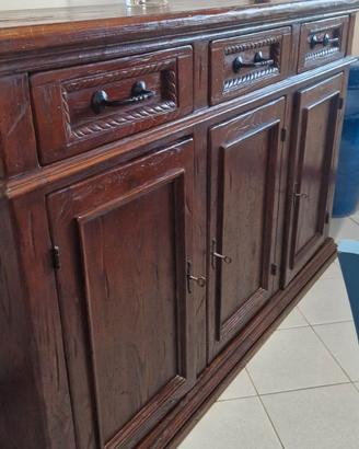 credenza madia arte povera rustica