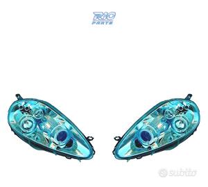 FARI PER FIAT GRANDE PUNTO 05-08 ANGEL EYES FONDO 