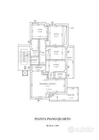 Via Machiavelli mq 137 piano alto verande