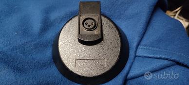 Base da tavolo da 1,3 Kg per microfono attacco XLR