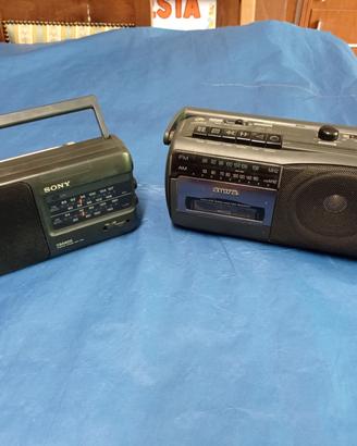 lettore cassette radio e radio Sony 