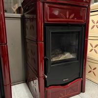 Stufa a Legna Nordica Nicoletta 8 KW - Bordeaux