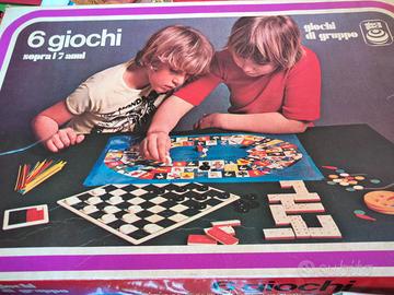 Gioco da tavolo 6 giochi anni 70