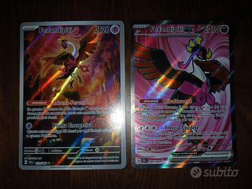 Lotto di 2 Carte Pokemon FEZANDIPITI Ex Ita