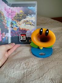 super Mario Bros wonder e statuetta del fiore parl