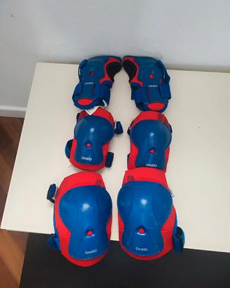 Kit protezione gomiti ginocchia mani