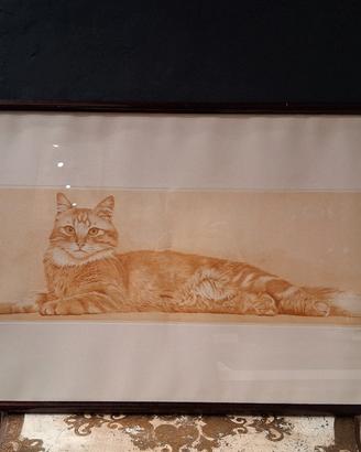 Dipinto di un gatto di gianni raffaell 