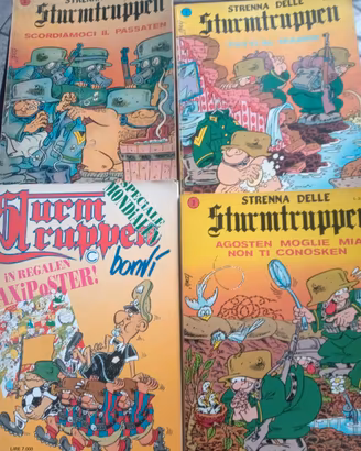 4 fumetti maxi Sturmtruppen