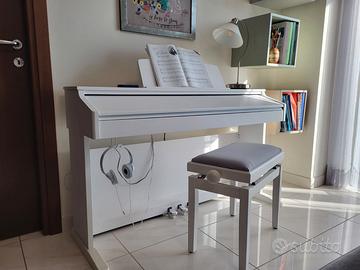 Pianoforte digitale bianco