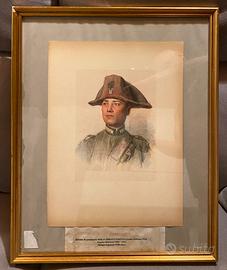 Quadro carabiniere 1918 stampa 1920 circa.