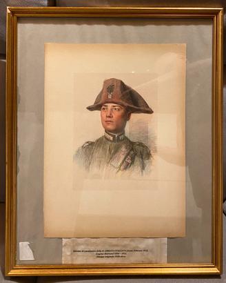 Quadro carabiniere 1918 stampa 1920 circa.