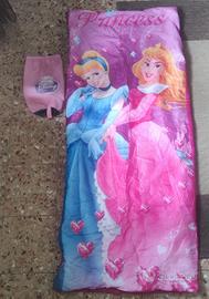 Sacco a pelo principesse Disney bambina 