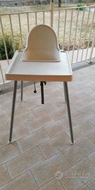 2 Seggioloni ikea con vassoio