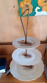 alzatina vintage Imperial Crown Ivory Stone