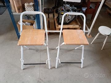 Coppia di Sgabelli chiudibili