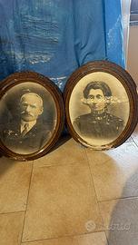 Ritratti d’epoca completi di cornice