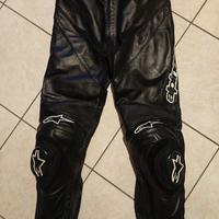 Pantaloni pelle alpinestars tg52