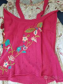 Gonna con top muchacha