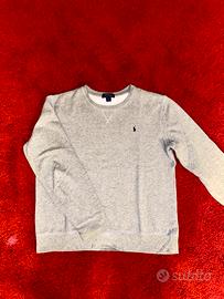 Felpa polo ralph lauren grigio tagli s